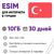������ ESIM ��� ��������� � ������ 10 �� �� 30 ���� �����